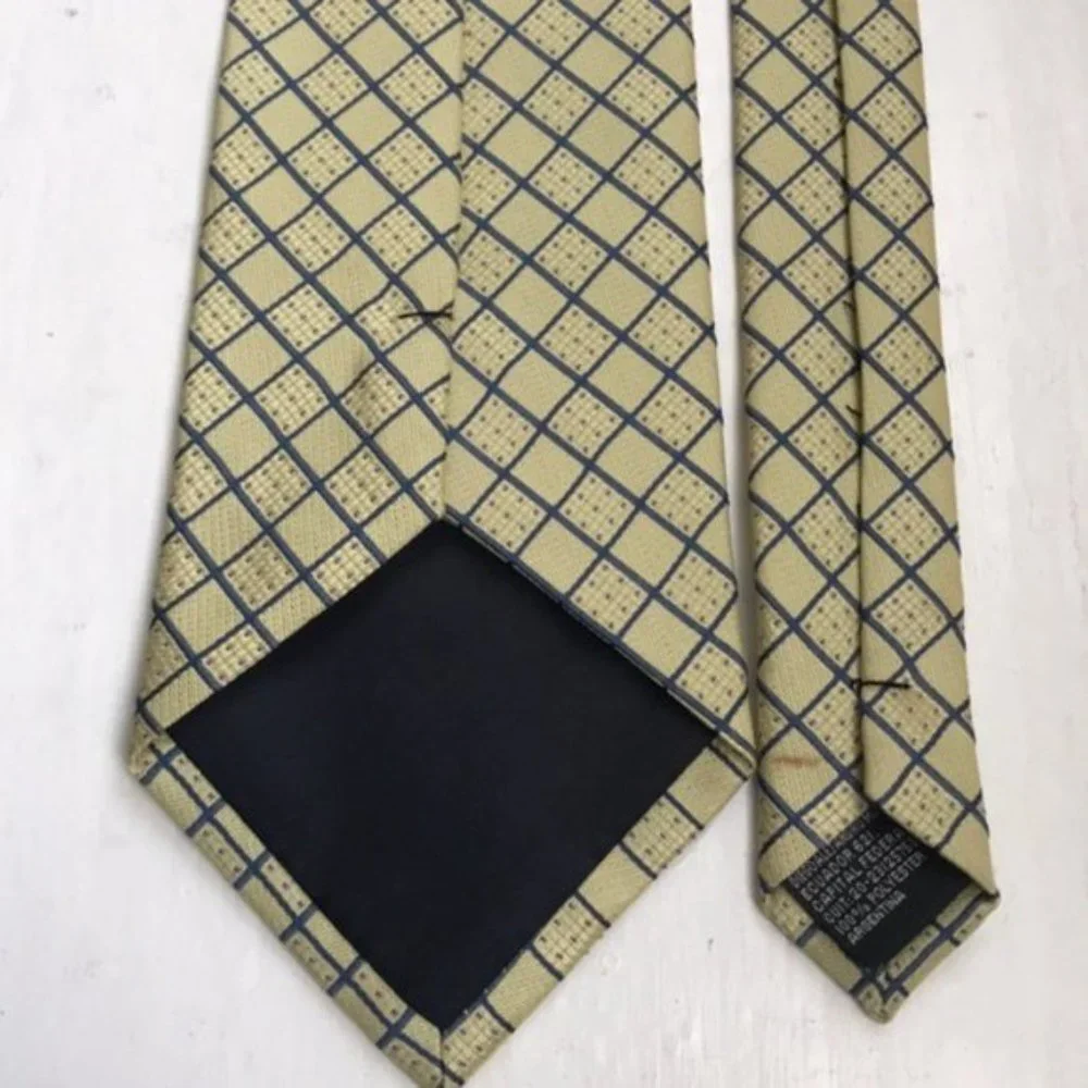 Vintage Paco Rabanne Paris yellow Men’s tie